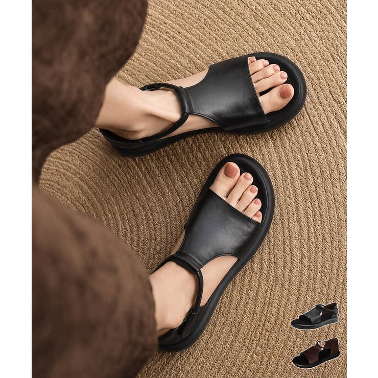 アンクルストラップサンダルレディース美脚 | Miniministore | 詳細画像1 