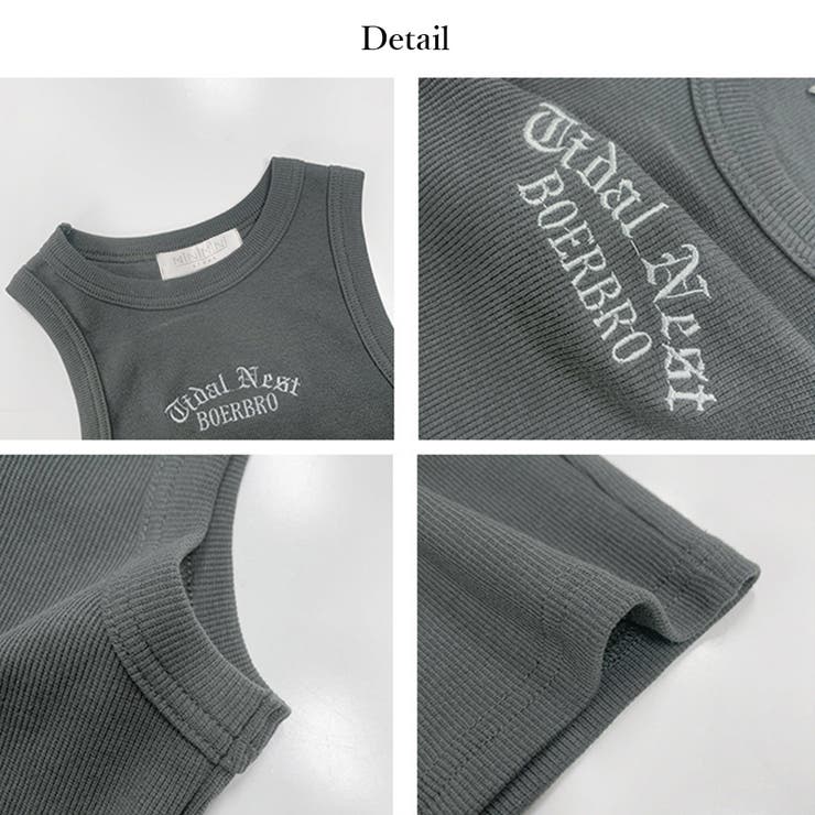 ショート丈 リブタンクトップ レディース | Miniministore | 詳細画像4 