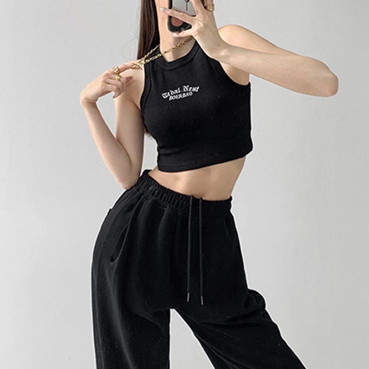 ショート丈 リブタンクトップ レディース | Miniministore | 詳細画像6 