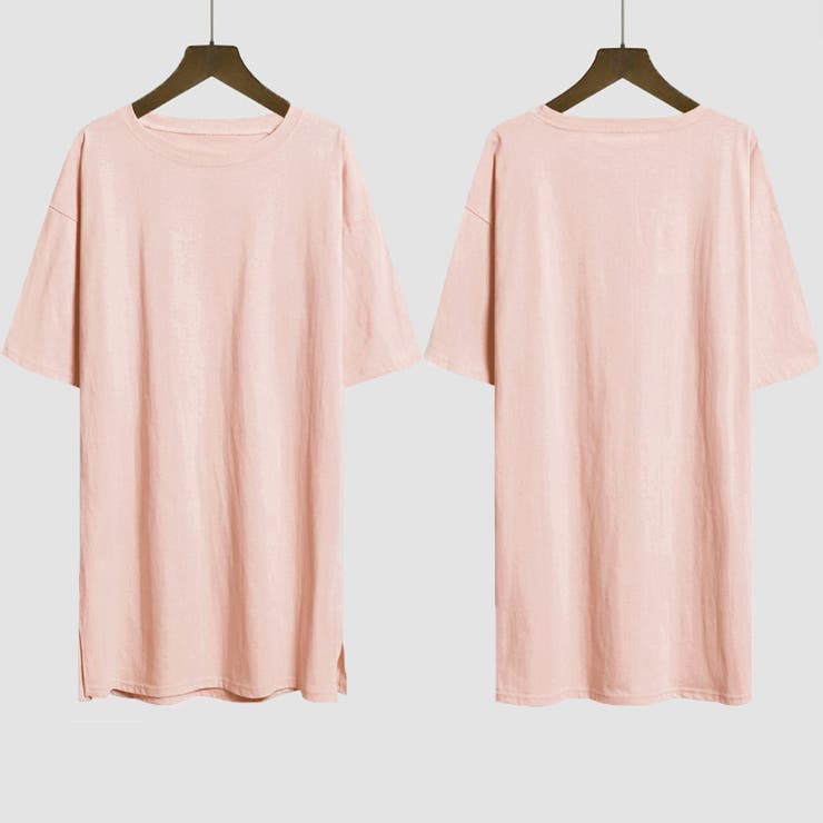 チュニックTシャツ サイドスリット[品番：II000007282