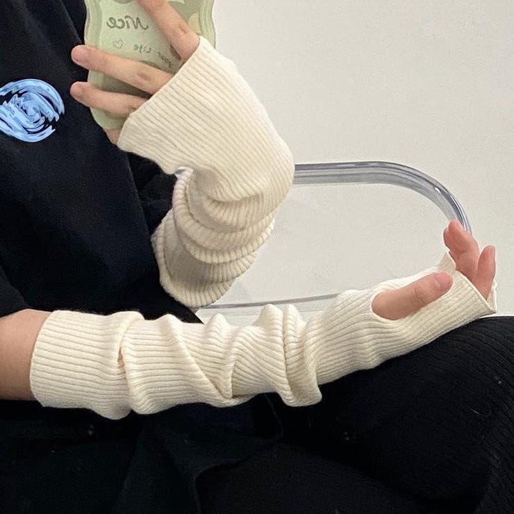 アームウォーマー秋冬 ロングアームカバー | Miniministore | 詳細画像6 