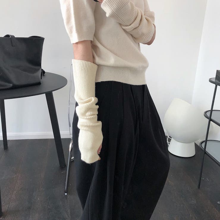 アームウォーマー秋冬 ロングアームカバー | Miniministore | 詳細画像7 