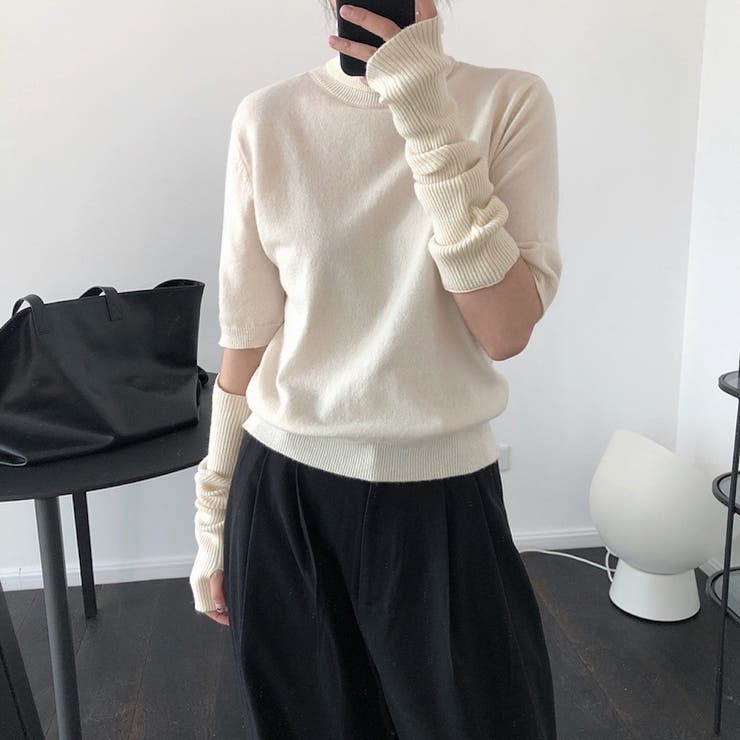 アームウォーマー秋冬 ロングアームカバー | Miniministore | 詳細画像8 