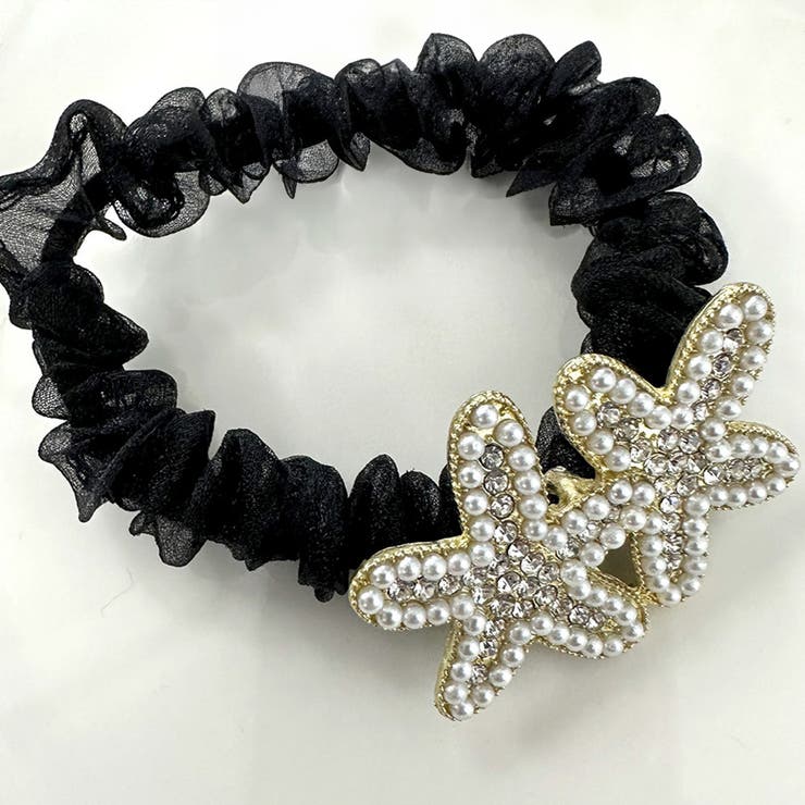 キラキラシュシュ ヘアゴム 大人可愛い[品番：II000009894