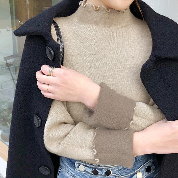 裏起毛ハイネック ニットトップスレディース[品番：II000009638]｜Miniministore（ミニミニストア）のレディースファッション通販｜SHOPLIST（ショップリスト）