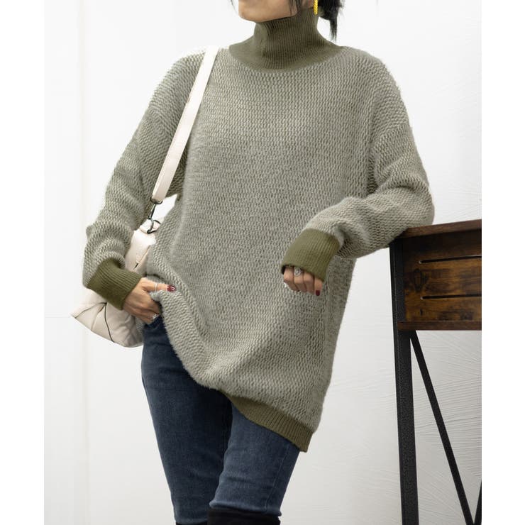 タートルネック ニットトップスレディース | Miniministore | 詳細画像11 