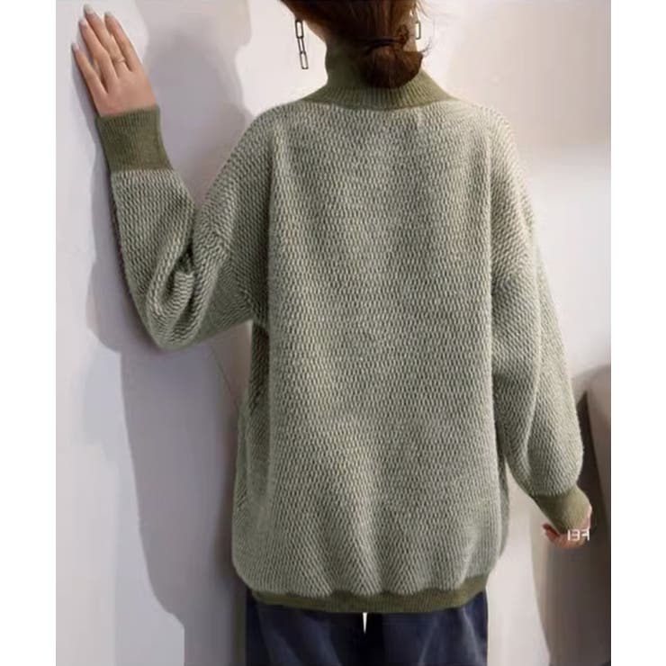 タートルネック ニットトップスレディース | Miniministore | 詳細画像9 