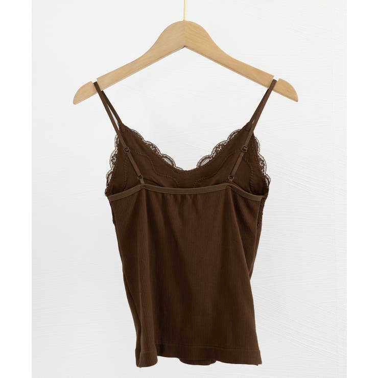 カップ付きキャミソールレーストリムキャミ | Miniministore | 詳細画像17 