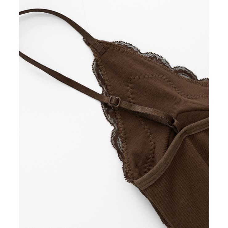 カップ付きキャミソールレーストリムキャミ | Miniministore | 詳細画像18 