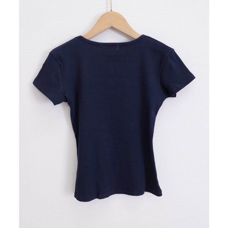 ヘンリーネック 半袖Tシャツワンポイント | Miniministore | 詳細画像24 