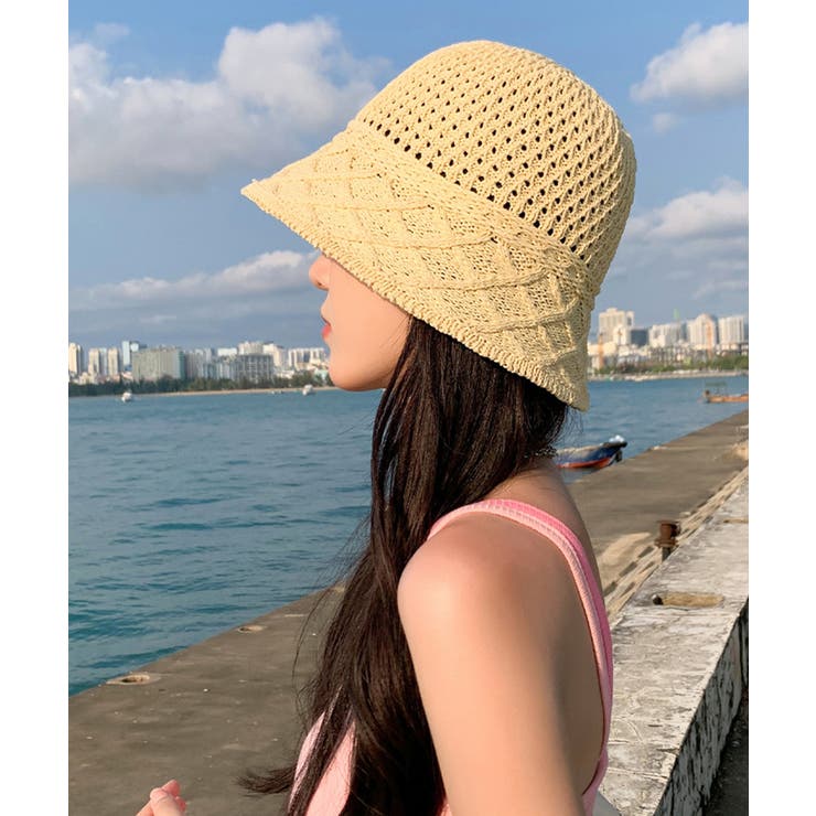 麦わら帽子 レディース バケットハット夏 | Miniministore | 詳細画像6 