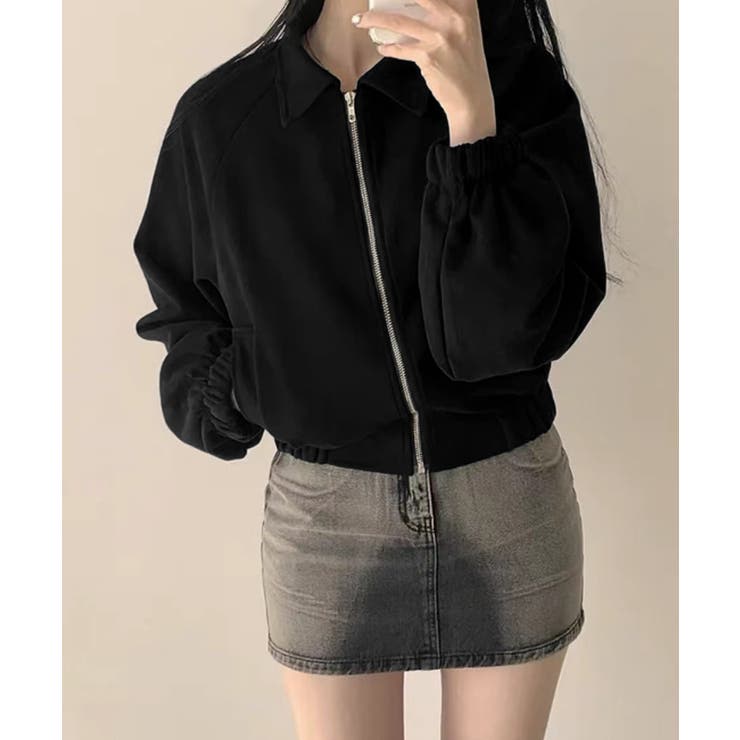 スエード調ジャケット韓国風ライトアウター | Miniministore | 詳細画像17 