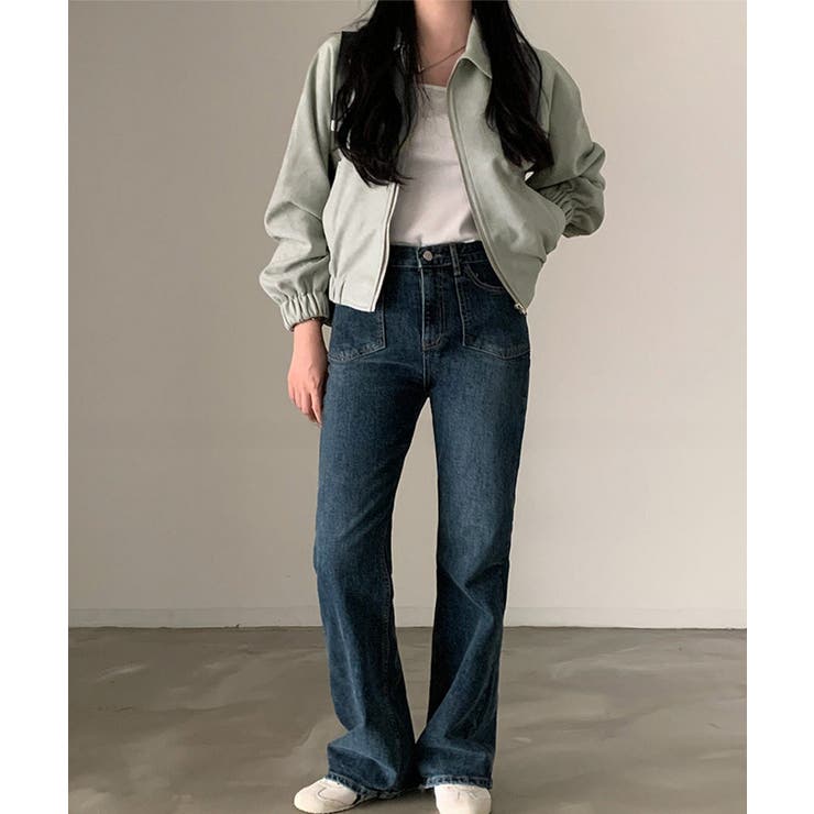 スエード調ジャケット韓国風ライトアウター | Miniministore | 詳細画像22 