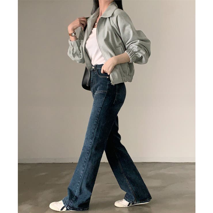 スエード調ジャケット韓国風ライトアウター | Miniministore | 詳細画像23 