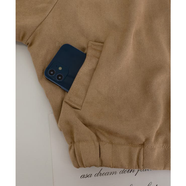 スエード調ジャケット韓国風ライトアウター | Miniministore | 詳細画像32 