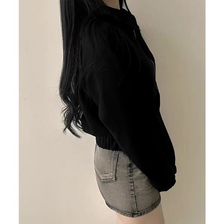 スエード調ジャケット韓国風ライトアウター | Miniministore | 詳細画像8 