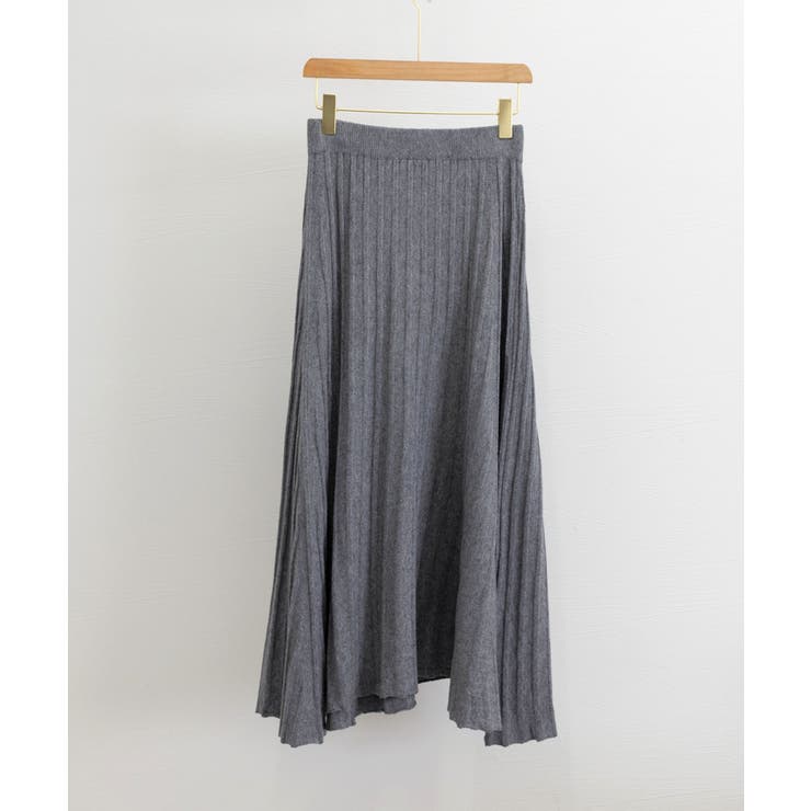 プリーツスカートフレアニットスカート秋冬 | Miniministore | 詳細画像22 