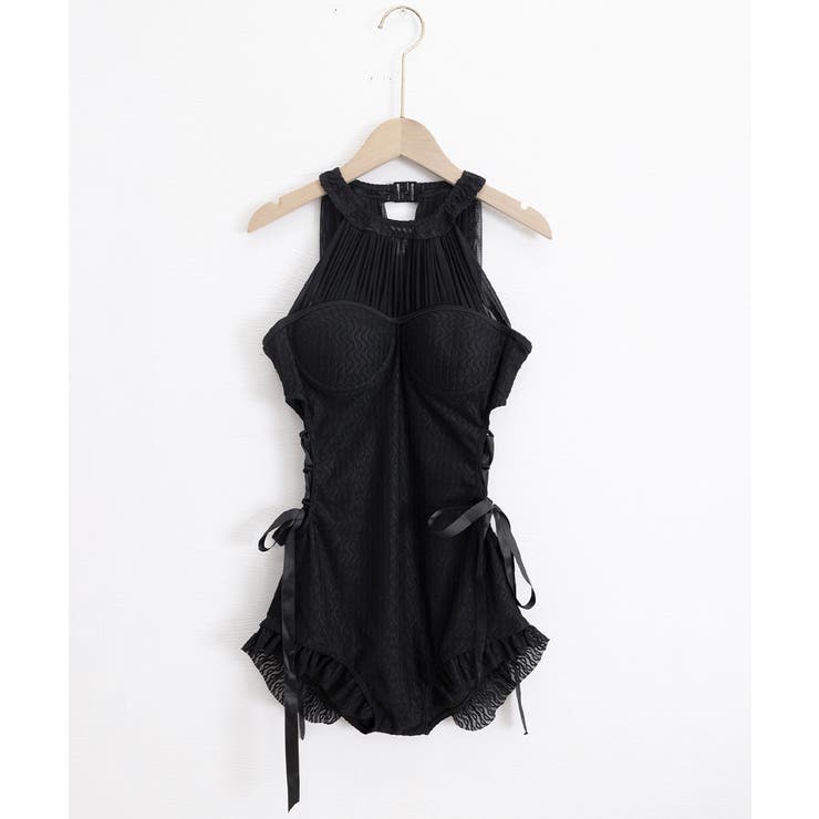 シースルーワンピース水着 ホルターネック | Miniministore | 詳細画像10 