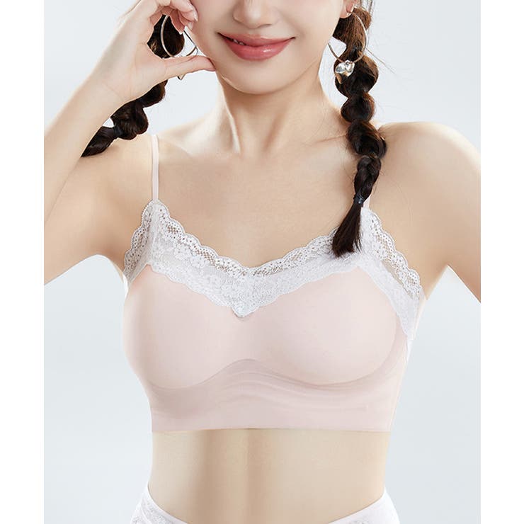 シームレスブラジャーレース付きブラトップ | Miniministore | 詳細画像8 