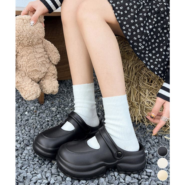 クロッグ厚底サンダル EVAサンダル美脚 | Miniministore | 詳細画像1 