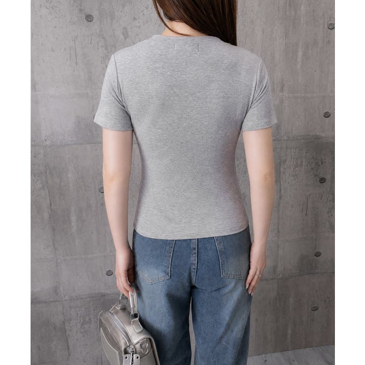 ヘンリーネックTシャツワンポイントロゴt | Miniministore | 詳細画像22 