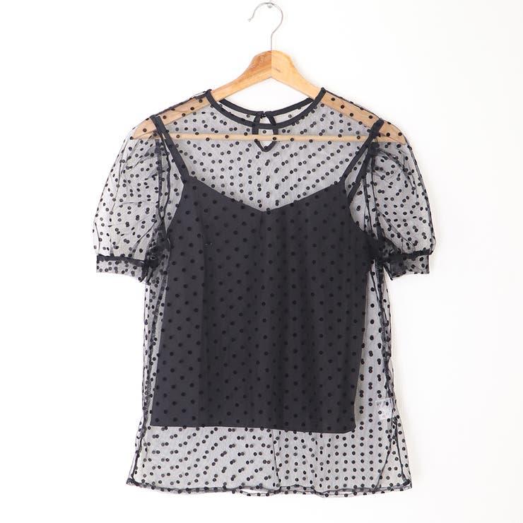 ドット柄 シアーブラウス レディース | Miniministore | 詳細画像14 