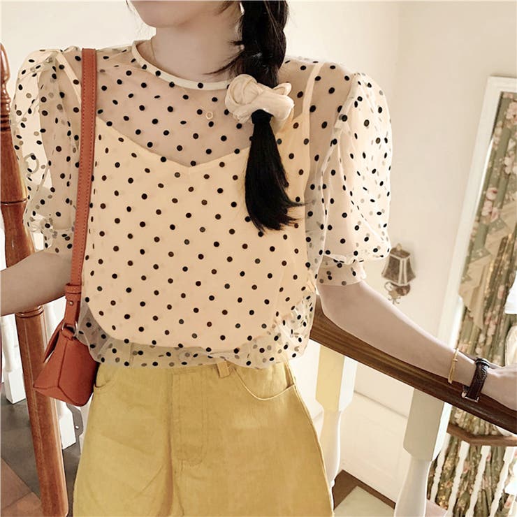 ドット柄 シアーブラウス レディース | Miniministore | 詳細画像3 