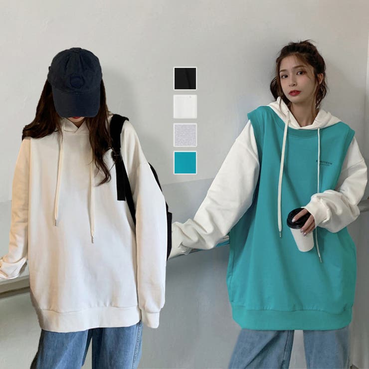 フード付きパーカー ベスト  別売り[品番：II000005898]｜Miniministore（ミニミニストア）のレディースファッション通販｜SHOPLIST（ショップリスト）