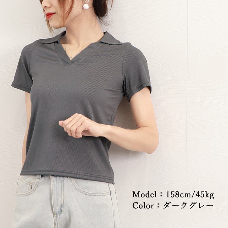 ポロシャツ レディースクロップドTシャツ | Miniministore | 詳細画像17 