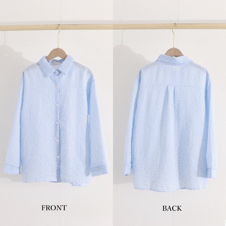 チェック柄 シャツブラウス レディース夏 | Miniministore | 詳細画像3 