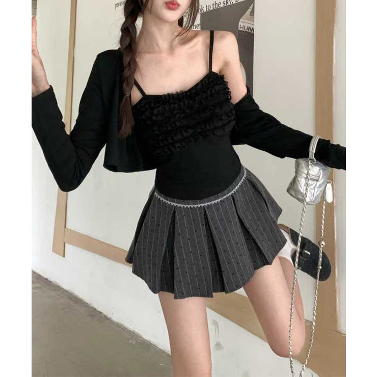 キャミソールカーディガンアンサンブル春夏 | Miniministore | 詳細画像3 