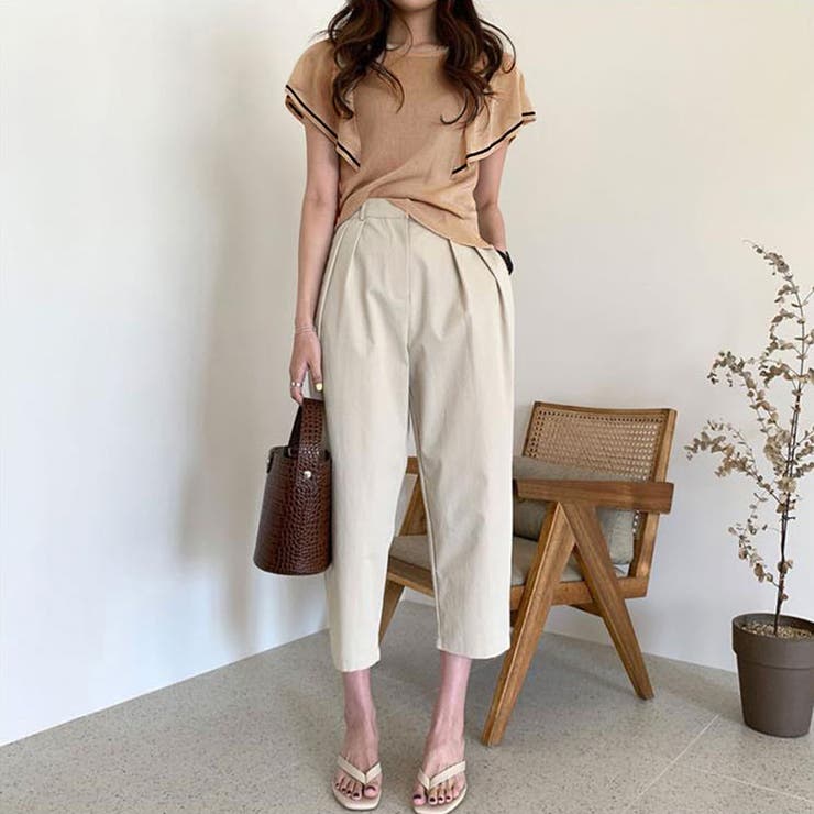 ラッフルスリーブ サマーニット 韓国夏服 | Miniministore | 詳細画像6 