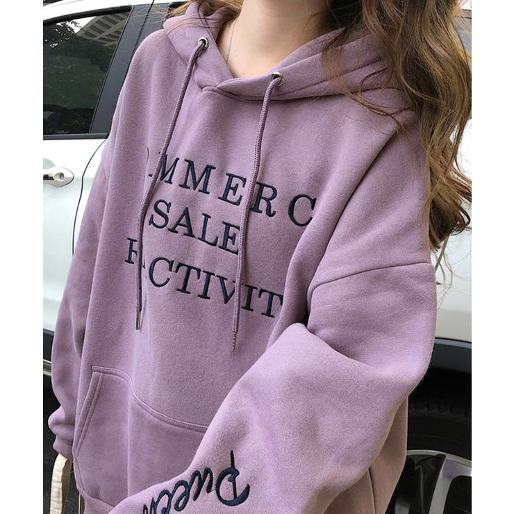 裏起毛パーカー トレーナー秋冬スウェット | Miniministore | 詳細画像9 