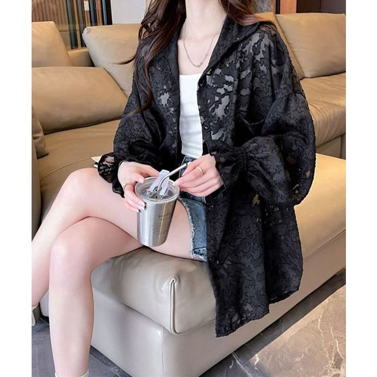 ジャガードシアーカーディガン レディース | Miniministore | 詳細画像21 