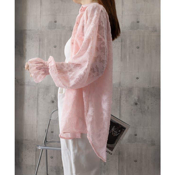 ジャガードシアーカーディガン レディース | Miniministore | 詳細画像30 