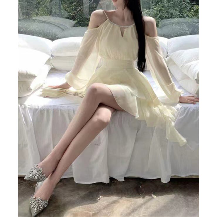 オフショルダーミニワンピース 可愛い夏服 | Miniministore | 詳細画像4 