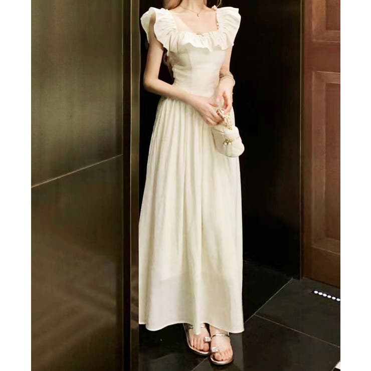 フリル付きワンピース ノースリーブワンピ | Miniministore | 詳細画像11 