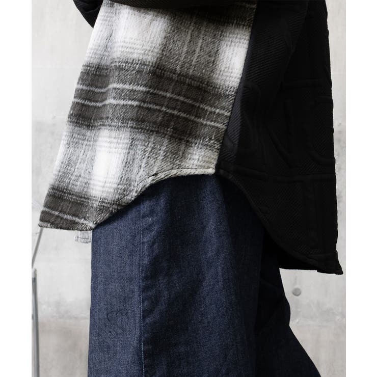 エンボスロゴスウェットアウターチェック柄 | Miniministore | 詳細画像17 