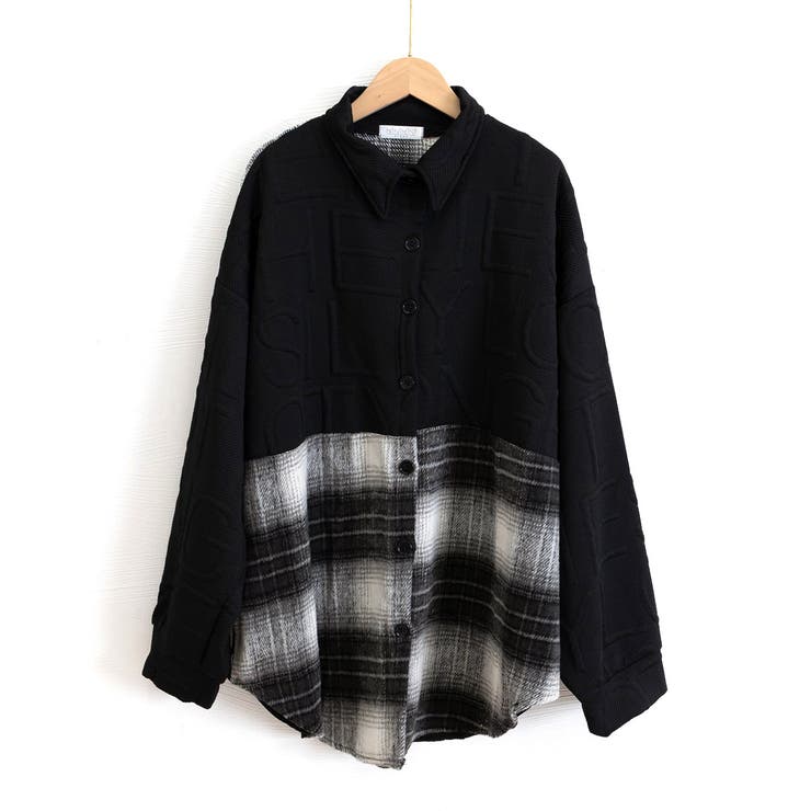 エンボスロゴスウェットアウターチェック柄 | Miniministore | 詳細画像18 