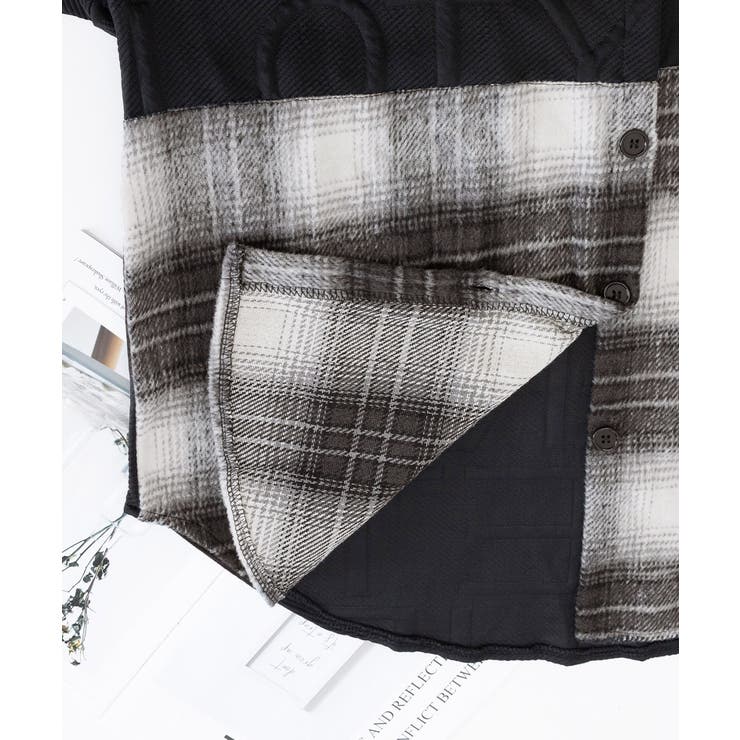 エンボスロゴスウェットアウターチェック柄 | Miniministore | 詳細画像22 