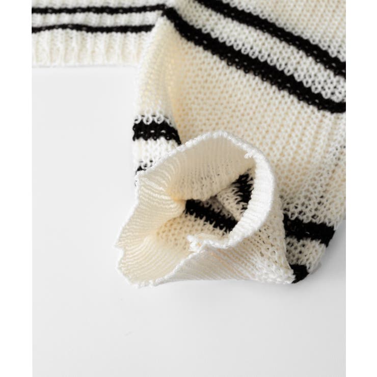 XU（エックスユー）の「【XU/エックスユー】stripe damage knit