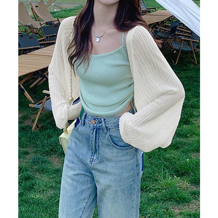 サマーカーディガン ショートニットボレロ | Miniministore | 詳細画像5 