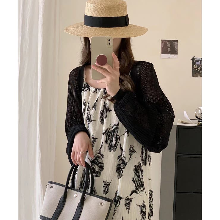 サマーカーディガン ショートニットボレロ | Miniministore | 詳細画像7 