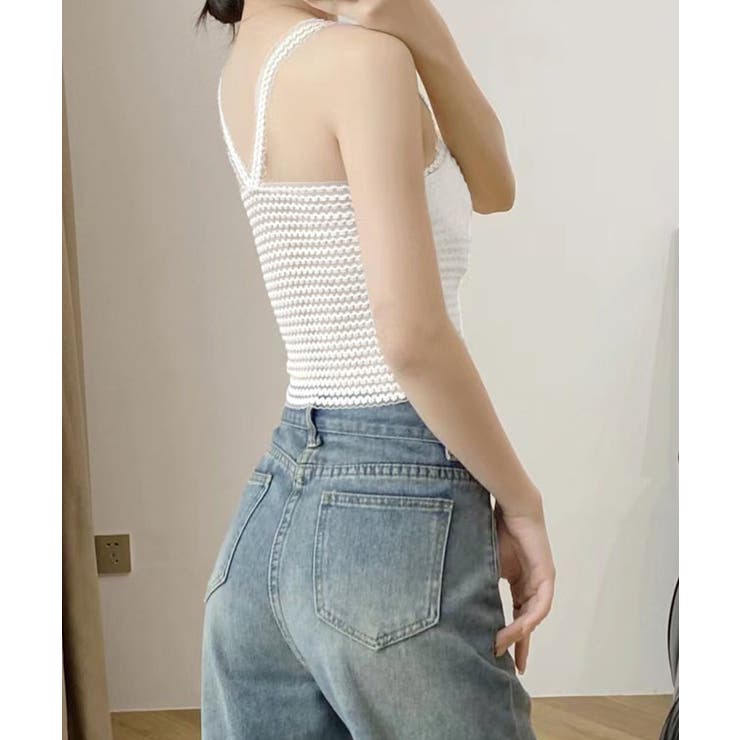 カップ付きキャミソール レースブラトップ | Miniministore | 詳細画像13 