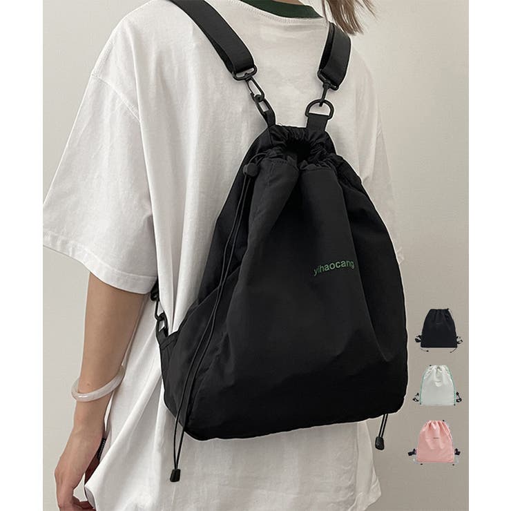 ナップサック 巾着リュック ボディバッグ | Miniministore | 詳細画像1 