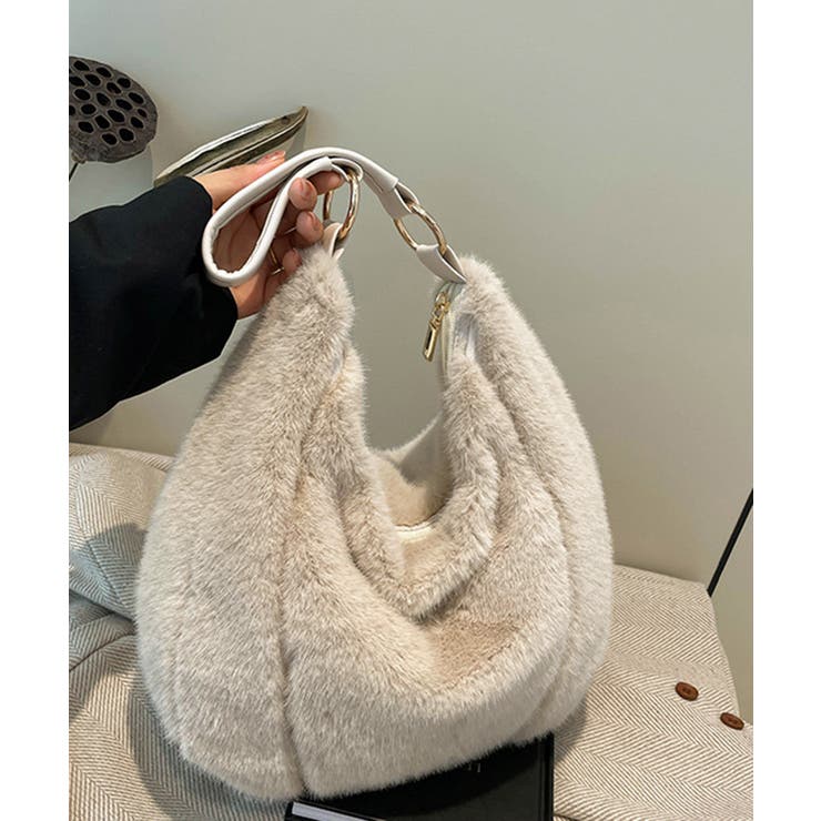 もこもこトートバッグエコファー秋冬バッグ | Miniministore | 詳細画像4 