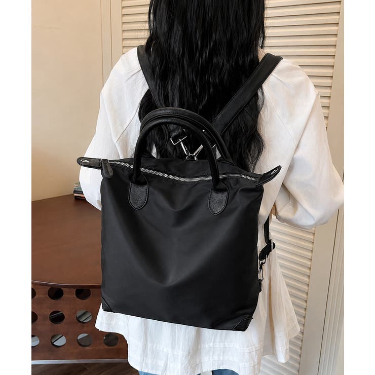 マルチトートバッグ大容量ナイロンリュック | Miniministore | 詳細画像5 