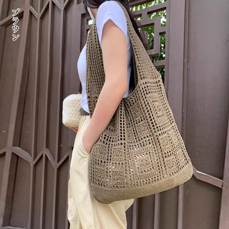 ☆韓国の人気☆【GANNI】☆Bisque Arcadia tote bag バッグ☆ ☆韓国の人気☆【GANNI】☆Bisque Arcadia tote bag バッグ