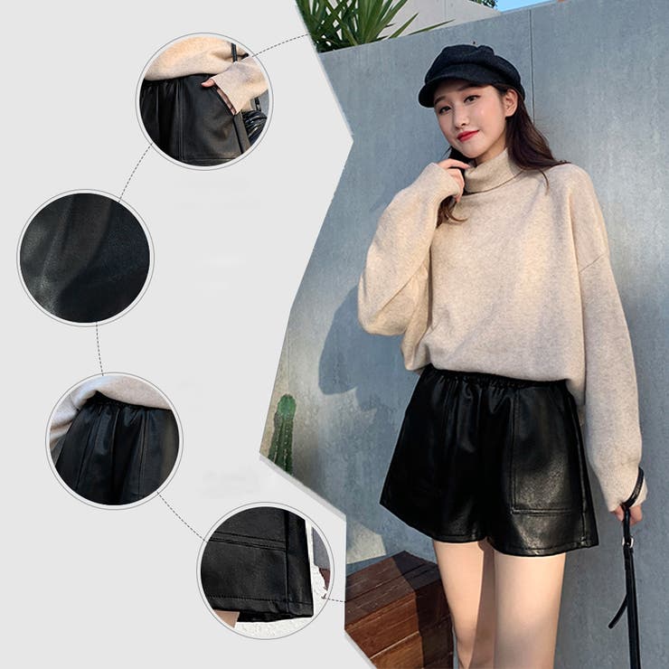 ハイウエスト ショートパンツ レディース | Miniministore | 詳細画像5 