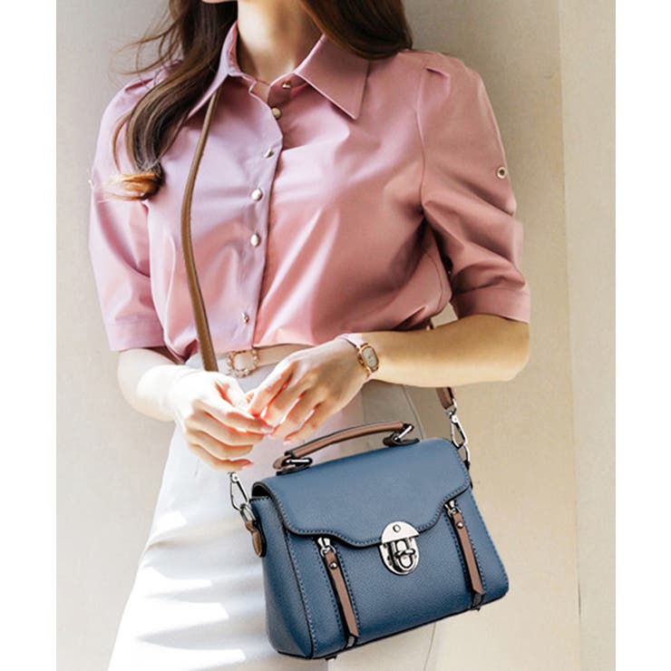 ダークブルー | ショルダーバッグ レディース PUレザー | Miniministore